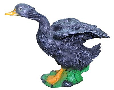 Садовая фигура Гусь крылатый 34х39 полистоун