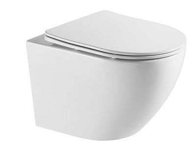 Унитаз подвесной AZARIO Grado AZ-0046-UQ ТОРНАДО безободковый микролифт 