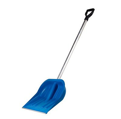 Лопата снеговая пластиковая с алюминевым черенком 470*410мм ШАБАШКА 145-0021