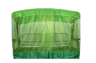 Чехол с москитной сеткой для качелей Универсальн Эконом зеленый
