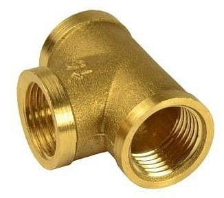 Тройник н-в-н 15 латунь