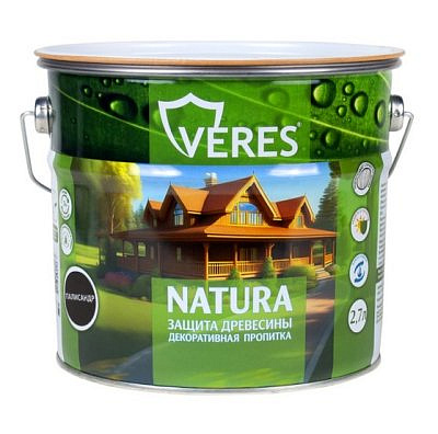 Пропитка VERES NATURA декоративная Палисандр 2,7л