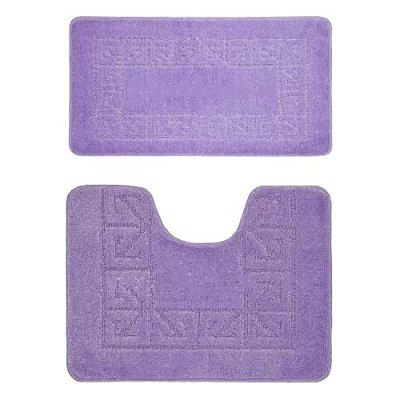 КоврикBANYOLIN из 2-шт.55*90м.сирень