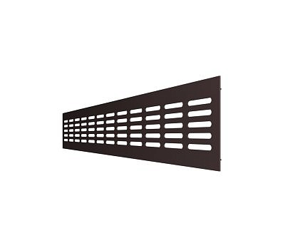 Решетка 4808DP Al Dark bronze вентиляционная переточная 480*80 алюминевая