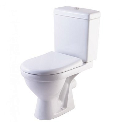 Компакт Rosa Неро белый с сидедьем микролифт быстросъемная арматура Уклад