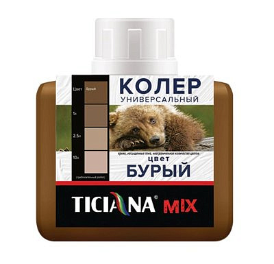 Колер TICIANA универсальный Бурый 80мл