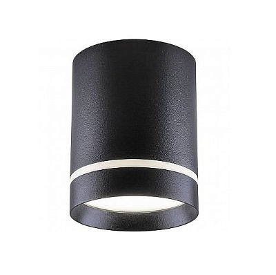 Светильник светодиодный Feron 535 AL черный  D100*H100 25w 2000Lm 120 градусов серия Mood 32696