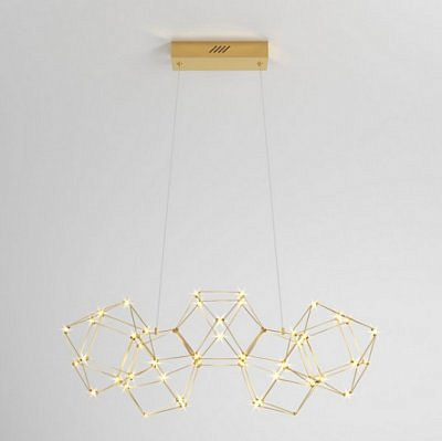 Светильник подвесной светодиодный Eurosvet 90168/5 медь