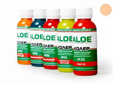 Колер ALOE универсальный 05 персик 100мл