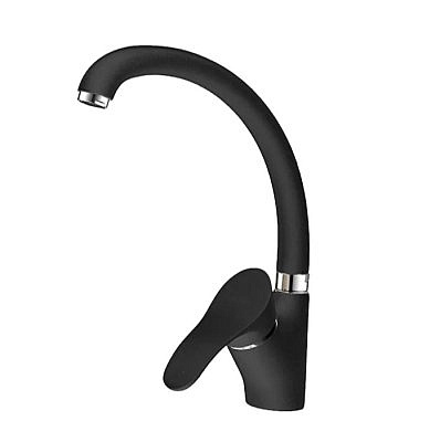 Cмеситель для кухни L4101F картридж 40 мм черный Ledeme