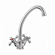 Cмеситель для кухни Ledeme L4008 керамика(силумин) крест 