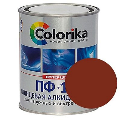 Эмаль ПФ-115 Colorika вишнёвая 2,7 кг