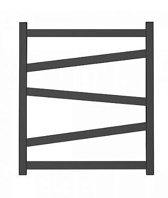 Полотенцесушитель Феникс Point П5 500х600 водяной, черный