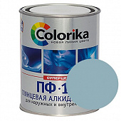 Эмаль ПФ-115 Colorika светло-серая 0,8 кг