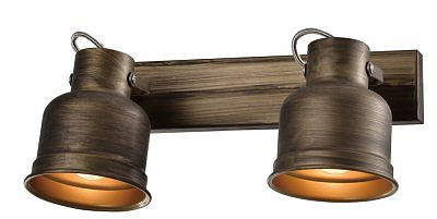 Светильник настенно-потолочный, поворотный, спот  7035-702 Inessa 2 x E27 40 Вт