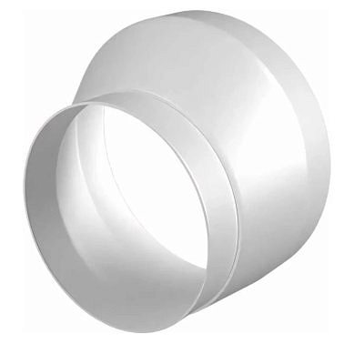 Соединитель 12,515РЭП эксцентриковый  круглого воздуховода круглый пластиковый D125-150