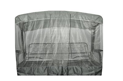 Чехол с москитной сеткой для качелей Универсальн Эконом серый
