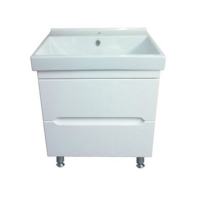 Тумба Стиль Арфа 60/2 Н напольная с подсветкой с раковиной Fest 60