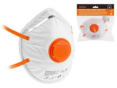 Респиратор формовю FFP1 NR с клапаном STARTUL ST7311-08