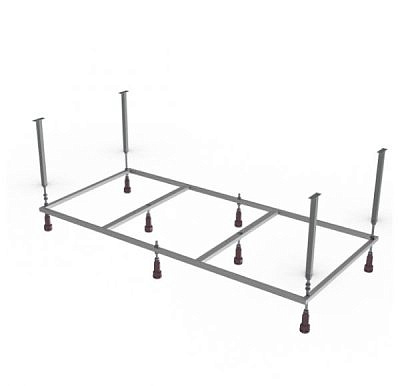 Каркас MIRSANT сварной М12 + установочный комплект 170*75 без сифона