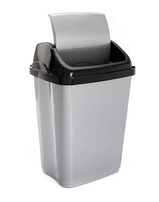 Контейнер для мусора VITTORIO 10л серый  HL011403