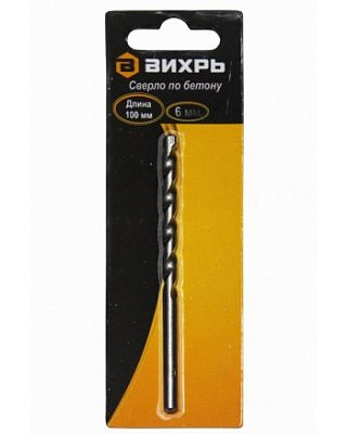 Сверло по бетону 6*100мм
