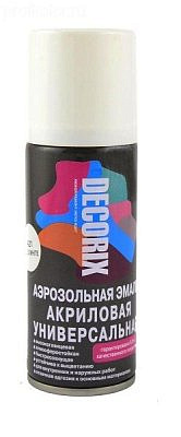 Эмаль аэрозольная DECORIX универсальная слоновая кость 520мл 