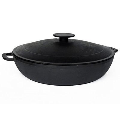 Жаровня чугунная 40см с крышкой ТМ Гардарика