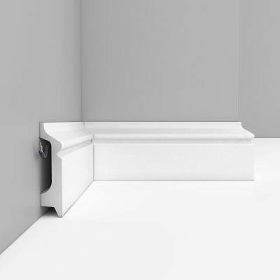 Плинтус напольный дюрополимер DECOMASTER D122ДМ (78*21*2000мм) 