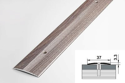 Профиль ПС03 дуб дымчатый 37*900