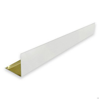 Комплектующие к кассетному потолку L-уголок 25*25*3000*0,5мм белый матовый 3306 
