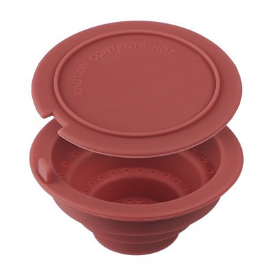 Ситечко для кружки с крышкой, 9,4х5см, силикон VETTA 856-170