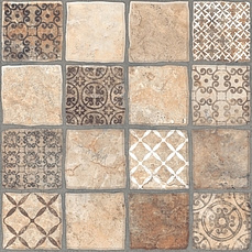 Карфаген 3Д Керамогранит бежевый декор 40х40