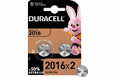 Элемент питания Duracell CR2016 BL2 37271