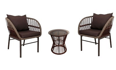 Набор мебели РУНО из веревки (роуп)