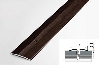Профиль ПС03 дуб венге 37*1350