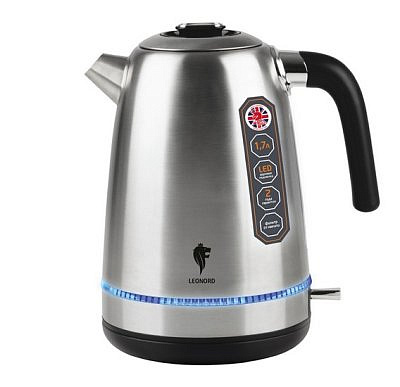 Чайник электрический Leonord LE-1502 (1,7 л) стальной 104860