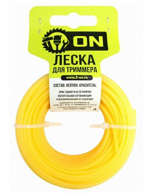 Леска триммерная "Звезда"  3,5мм х 15м 15-01-106