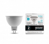 Лампа Gauss LED MR16 3.5W/4100 220V