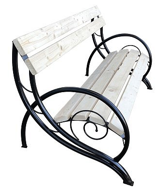 Скамейка со спинкой ПАРК со спинкой 1,5м