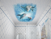 Декоративный потолок Дельфины 2,0х2,5 м (8 шт)