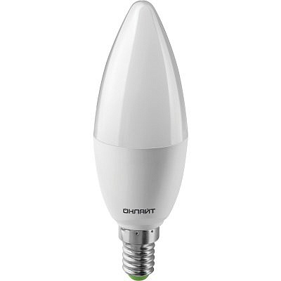  Светодиодная лампаОнлайт LED C37 10w/4K E14 FR 61957