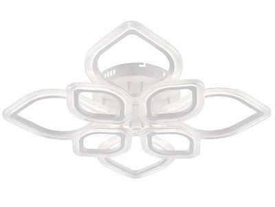 Люстра Riva 3365-4+4 WH, LED 144W (73,5*73,5*12) IR