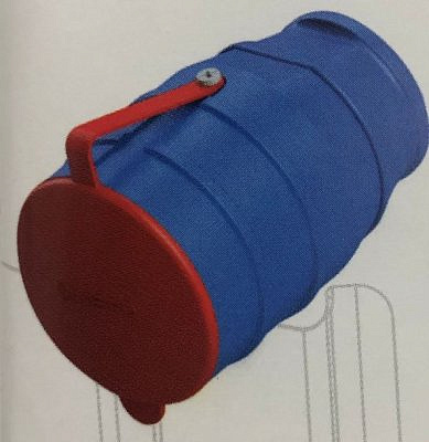 Штепсель разъем кабельный NE-AD 1005-s 3P+E(N) 25A 380в синий IP44