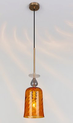 Светильник подвесной Eurosvet 50194/1 янтарный
