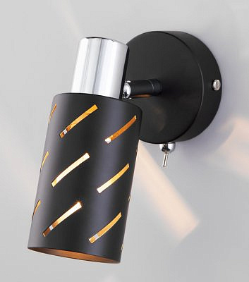 Светильник настенный Eurosvet 20090/1 черный хром