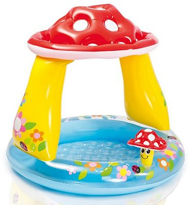 Бассейн детский Intex Мухомор 102х89см, 45л, 57114   