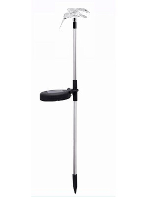 Светильник на солнечной батарее 1LED h76см  нерж сталь USL-S-105/MT760 Colibri, RGB