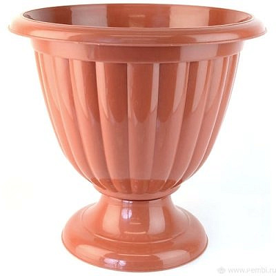 Вазон Жасмин 12л коричневый