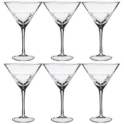 НАБОР БОКАЛОВ ДЛЯ МАРТИНИ ИЗ 6-ТИ ШТ. "АЙСБЕРГ" ОБЪЕМ 350МЛ. В19СМ.